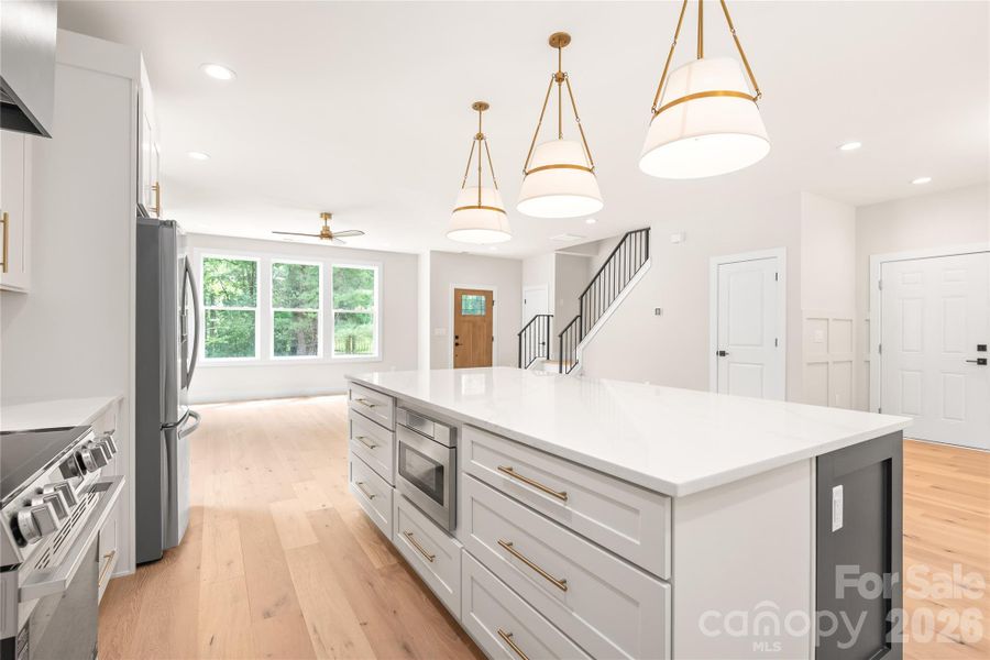 Furnished interior view inside a new home in , Indian Trail (Image 10).