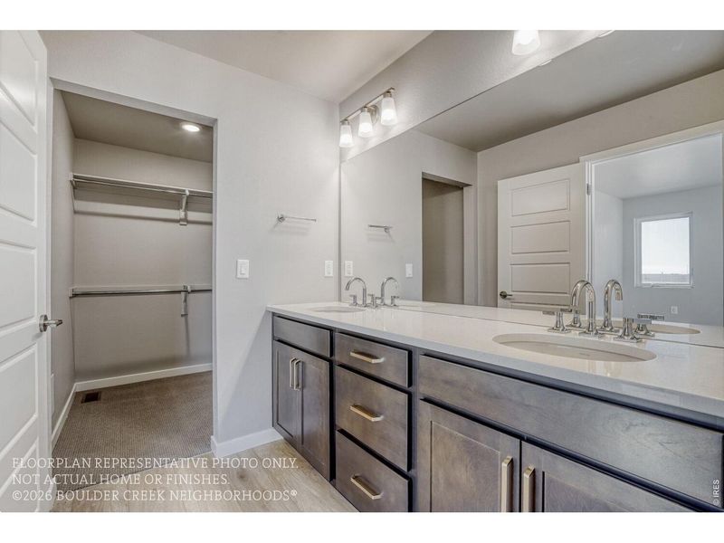 Furnished interior view inside a new home in Baseline, Broomfield (Image 14).