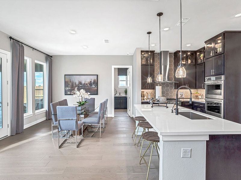 Furnished interior view inside a new home in Avalon at Cypress, Cypress (Image 21).