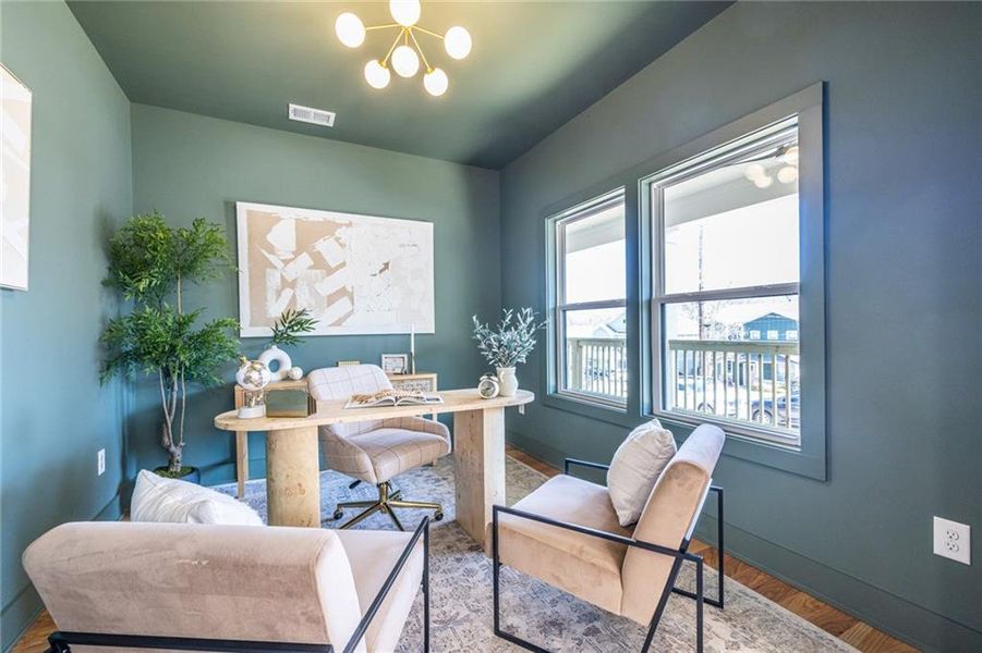 Furnished interior view inside a new home in , Avondale Estates (Image 35). Furnished interior view inside a new home in , Avondale Estates (Image 35).