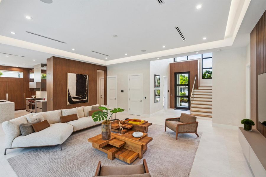 Furnished interior view inside a new home in , Boca Raton (Image 8). Furnished interior view inside a new home in , Boca Raton (Image 8).