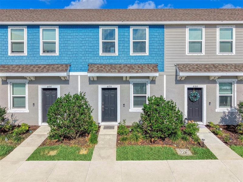 Front exterior of a new home in , Sarasota, FL, highlighting curb appeal (Image 1). Front exterior of a new home in , Sarasota, FL, highlighting curb appeal (Image 1).
