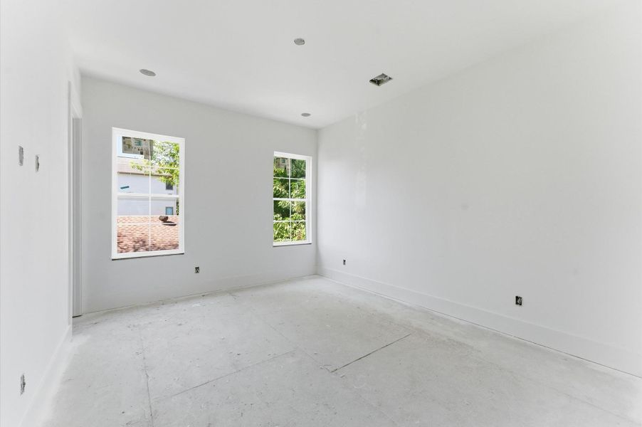 Upstairs bedroom. Upstairs bedroom.