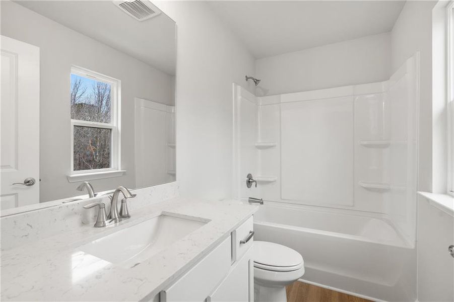 Furnished interior view inside a new home in Riverwood, Dallas (Image 29). Furnished interior view inside a new home in Riverwood, Dallas (Image 29).