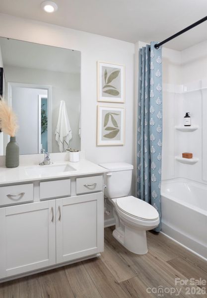 Furnished interior view inside a new home in Bailey Run, Charlotte (Image 5). Furnished interior view inside a new home in Bailey Run, Charlotte (Image 5).