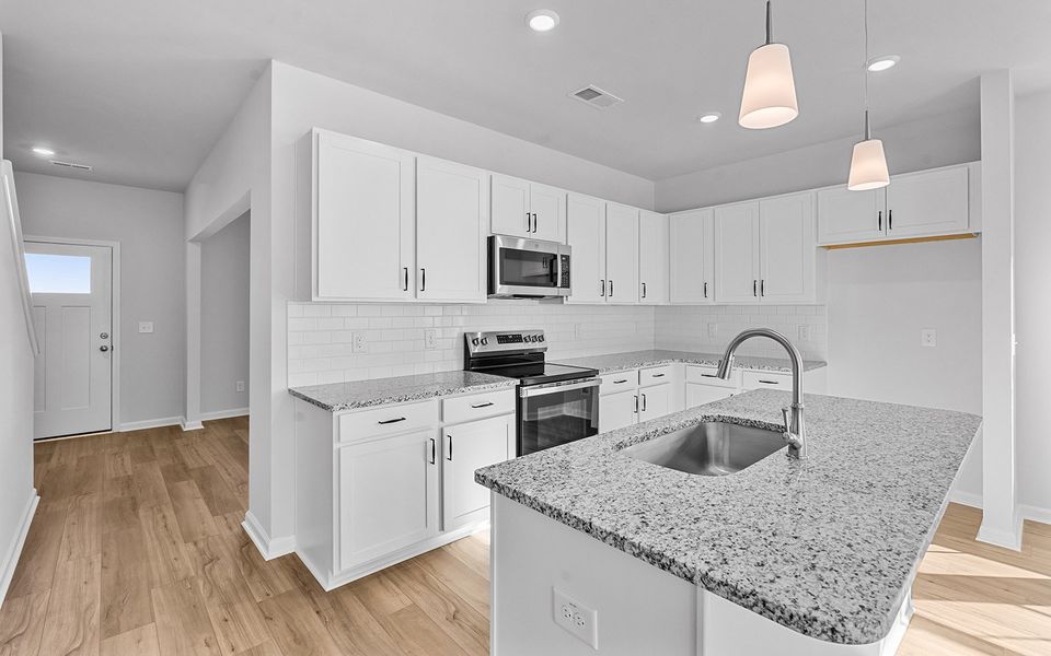 Furnished interior view inside a new home in Fieldstone, Lexington (Image 6). Furnished interior view inside a new home in Fieldstone, Lexington (Image 6).