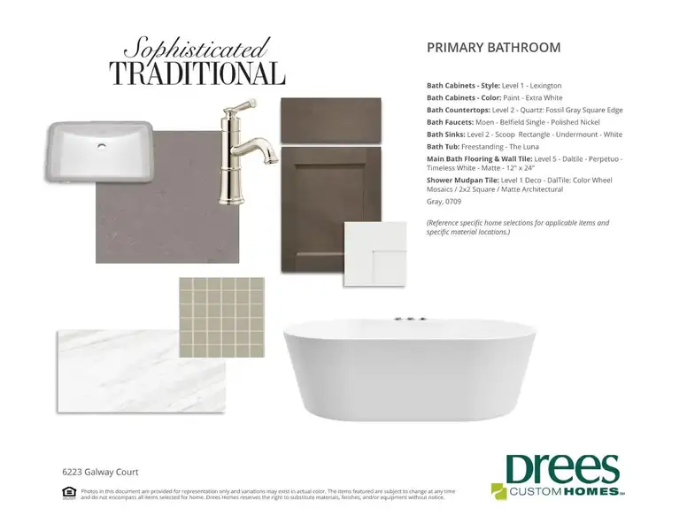 Fallon B selection sheet