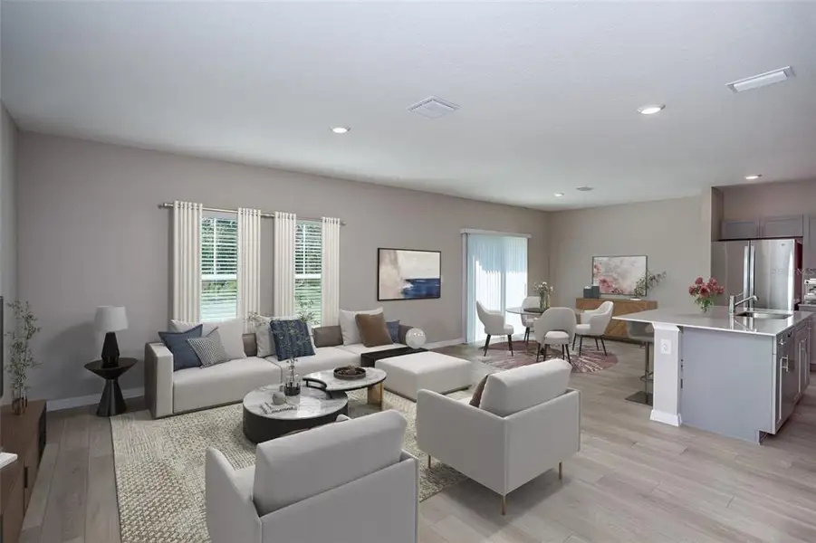 Furnished interior view inside a new home in Villa Mar, Winter Haven (Image 3).