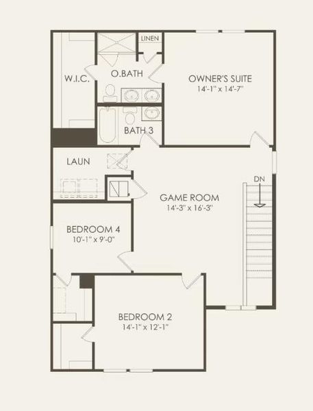 Pulte Homes, Lincoln floor plan Pulte Homes, Lincoln floor plan