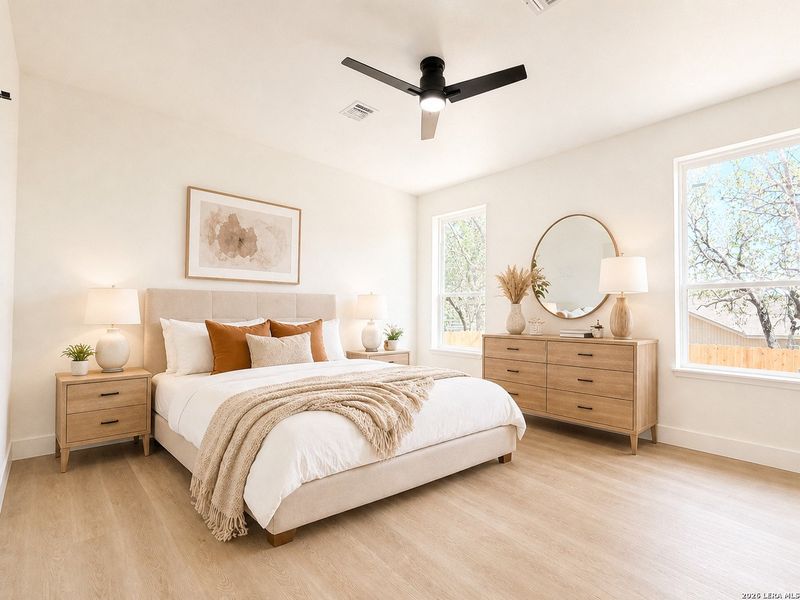 Furnished interior view inside a new home in , San Antonio (Image 11).