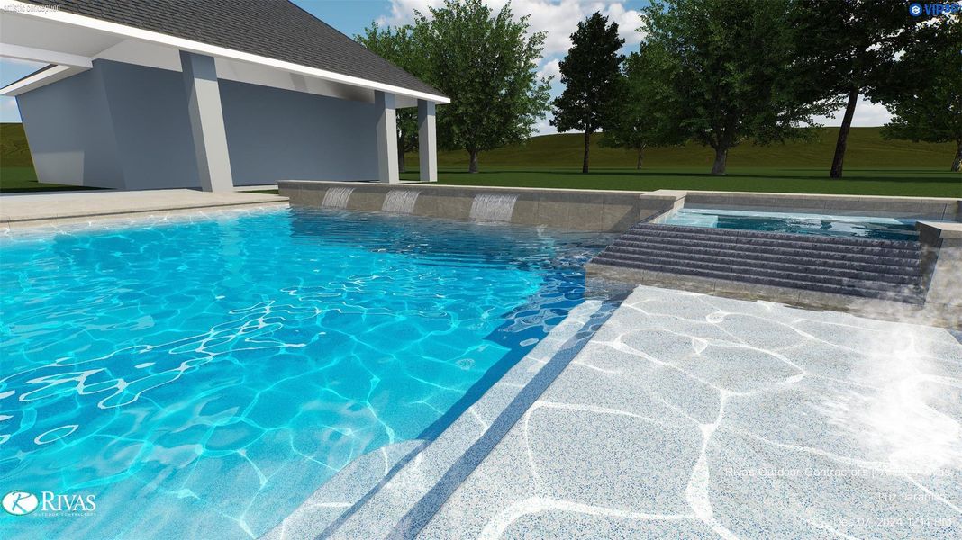 VIRTUALLY RENDERED POOL – FOR ILLUSTRATION ONLY VIRTUALLY RENDERED POOL – FOR ILLUSTRATION ONLY