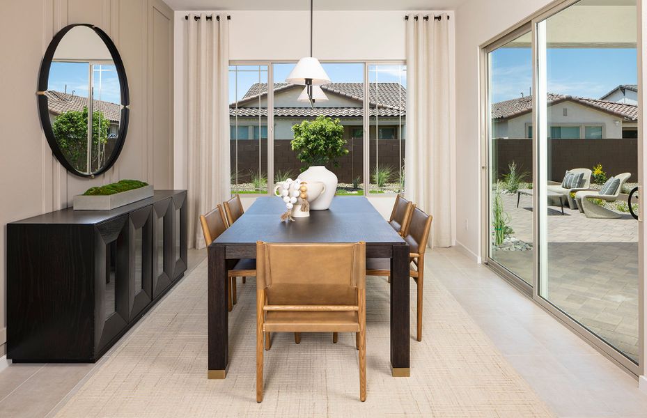 Modern, inviting gathering room in Prato new construction at Jorde Farms in Queen Creek, AZ Modern, inviting gathering room in Prato new construction at Jorde Farms in Queen Creek, AZ