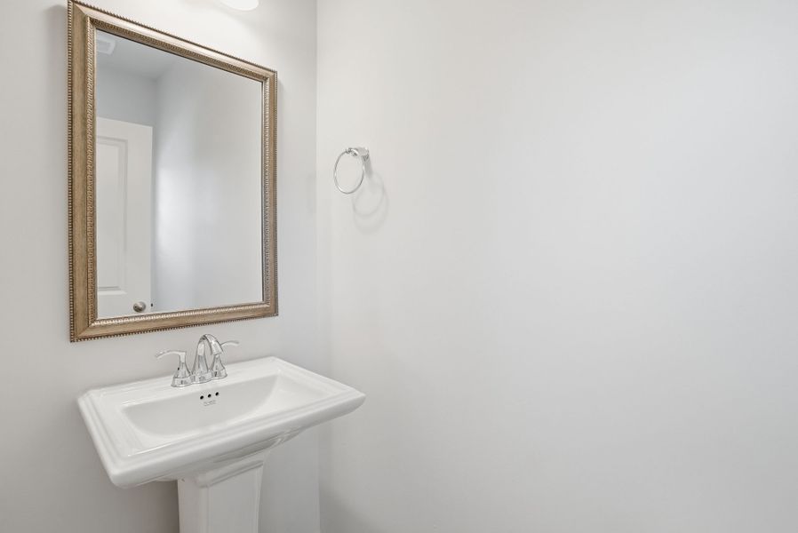 Close-up of interior finishes inside a home in Hunters Branch Townhomes, Hopkins (Image 7).