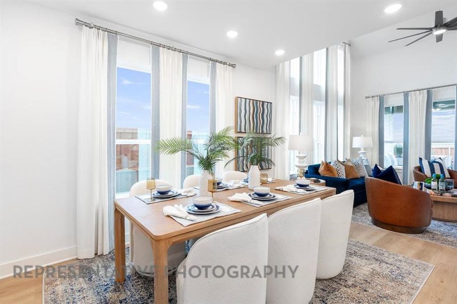 Furnished interior view inside a new home in Heritage Ranch, Sherman (Image 23).