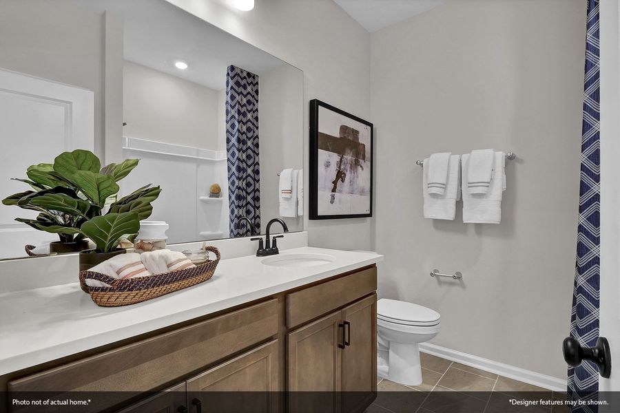 Furnished interior view inside a new home in Grand Park, Leland (Image 13). Furnished interior view inside a new home in Grand Park, Leland (Image 13).