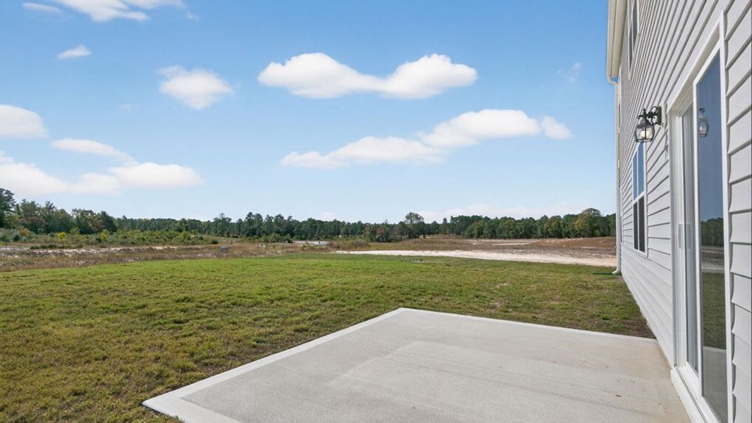 Exterior details and patio area of a home in Martin Farms, Aberdeen (Image 3).