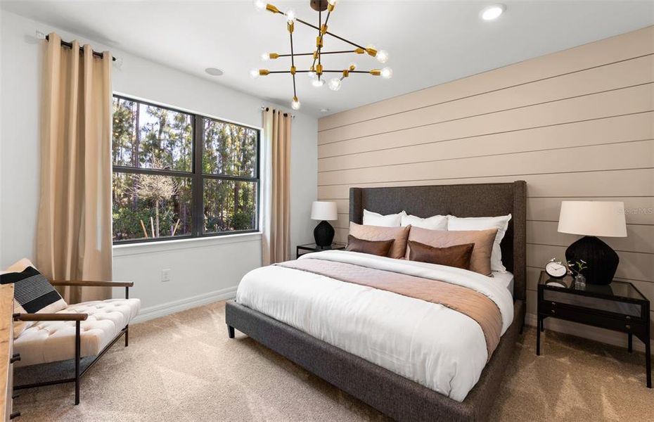 Furnished interior view inside a new home in The Strand at Cedar Grove, North Port (Image 16).