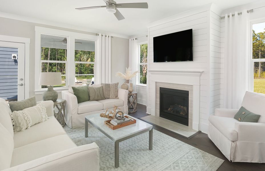 Gathering room fit for entertaining Gathering room fit for entertaining