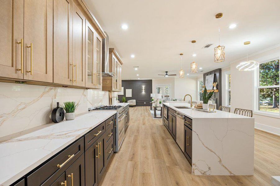 Furnished interior view inside a new home in , Decatur (Image 8).