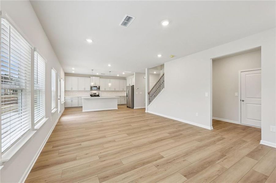 Spacious, unfurnished interior of a new home in Parkside at Grayson, Grayson (Image 24).