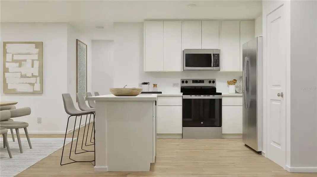 Furnished interior view inside a new home in Ranches at Lake McLeod, Eagle Lake (Image 23).