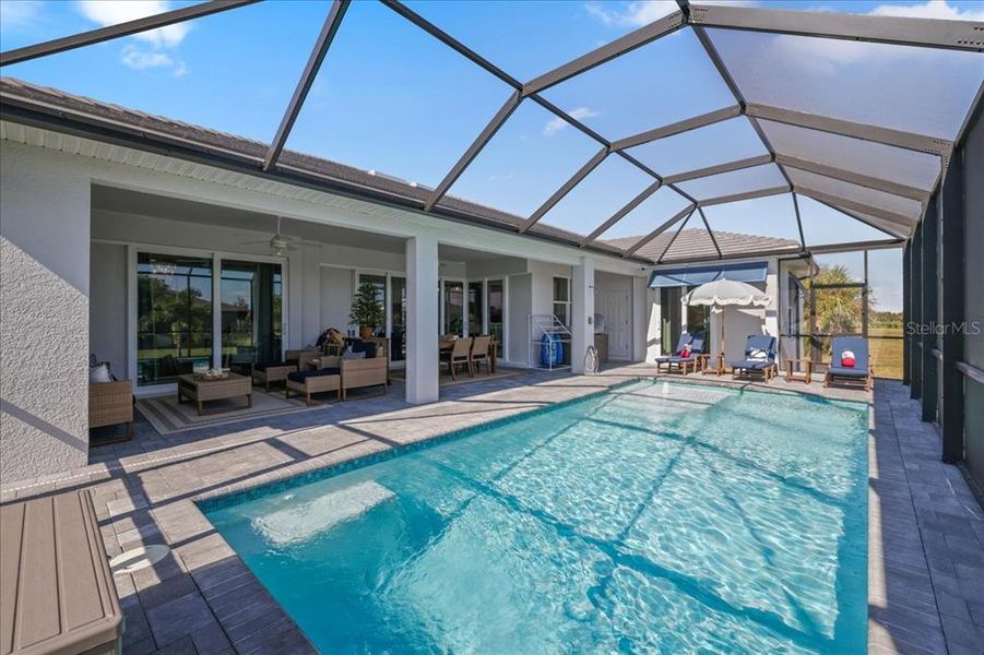 Exterior details and patio area of a home in , Rotonda West (Image 4).