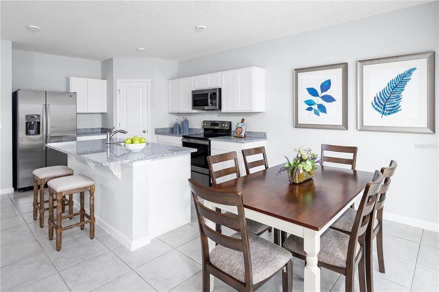 Furnished interior view inside a new home in Vista Trace, Belleview (Image 3).