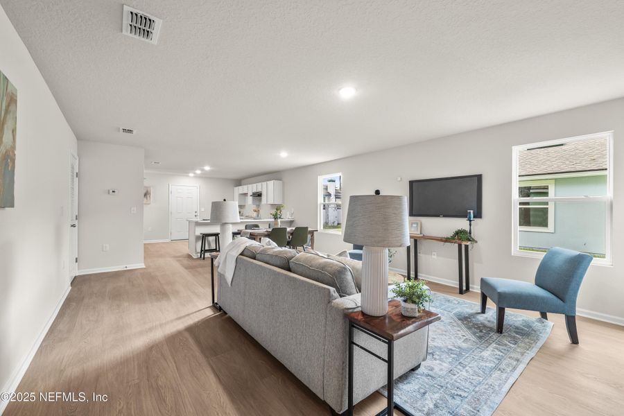 Furnished interior view inside a new home in , Jacksonville (Image 8).