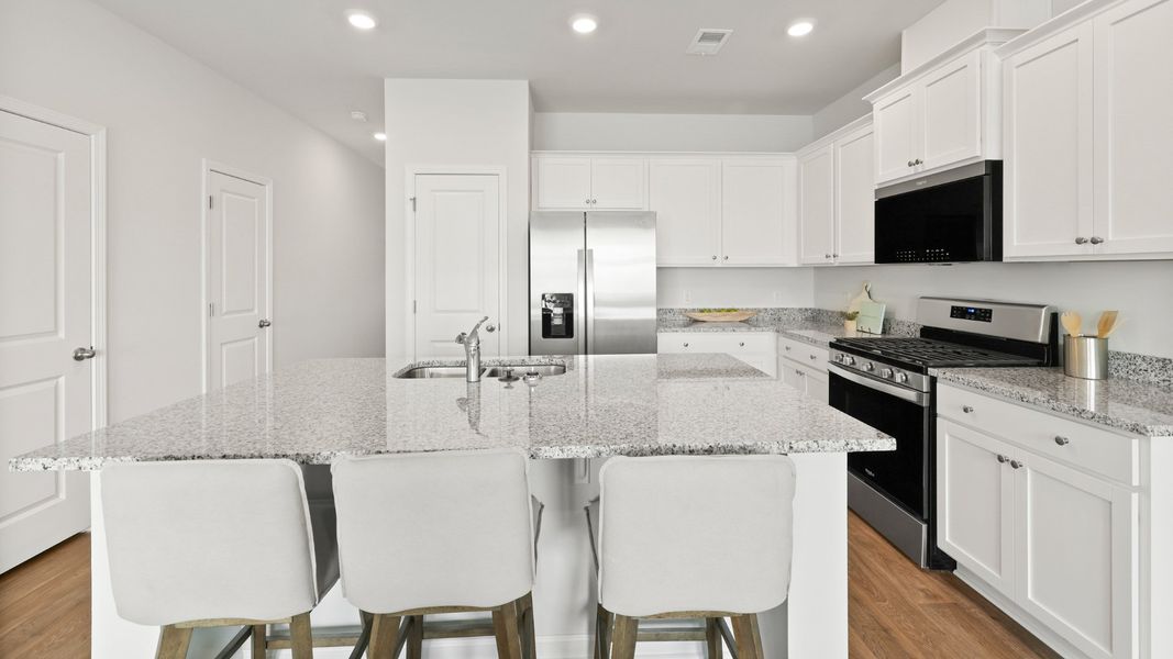 Representative furnished interior of a home built from the DAVIS by D.R. Horton in Carolina Groves Townhomes, Moncks Corner (Image 5).