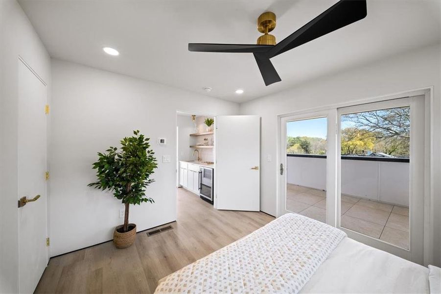 Furnished interior view inside a new home in , Atlanta (Image 17).