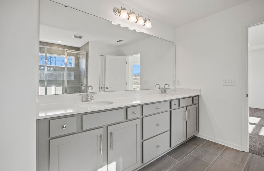 Furnished interior view inside a new home in Bryton, Huntersville (Image 3).