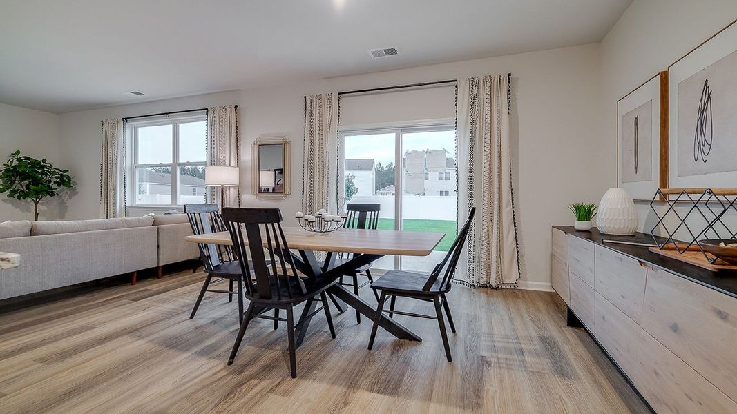 Furnished interior view inside a new home in The Lakes at North Glynn, Brunswick (Image 11).