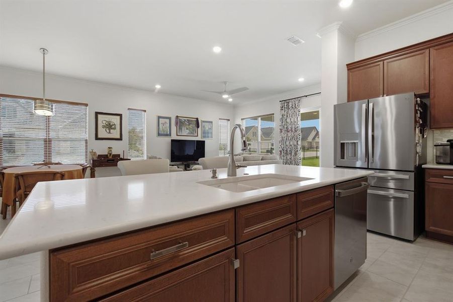 Furnished interior view inside a new home in , Denton (Image 16).