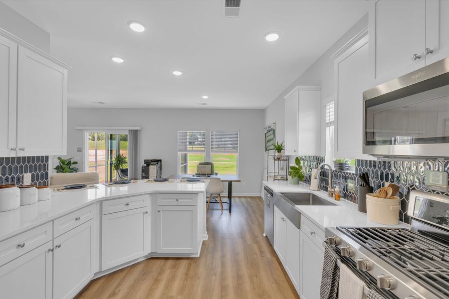 Representative furnished interior of a home built from the Crestfall II by Great Southern Homes in Worthington, Hephzibah (Image 13).