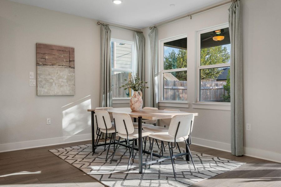 Furnished interior view inside a new home in Sarah's Creek, Pflugerville (Image 29).