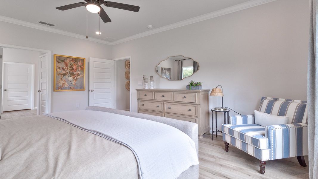 Furnished interior view inside a new home in Pine Dove Estates, Tallahassee (Image 20).