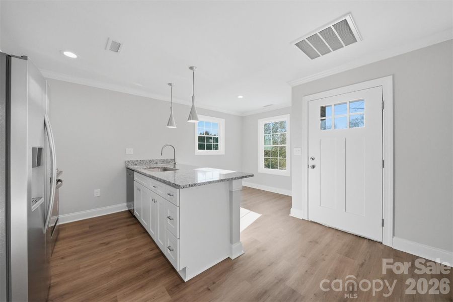 Furnished interior view inside a new home in , Hickory (Image 5).