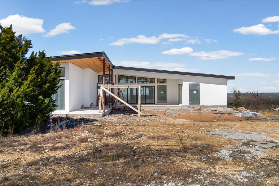 In-progress construction of a new home in , Marble Falls, TX (Image 7).