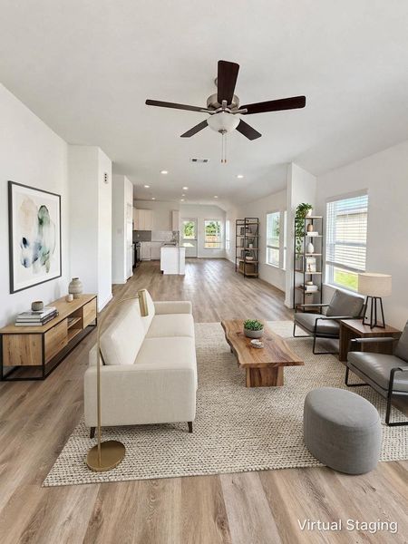 Furnished interior view inside a new home in , Dayton (Image 3).