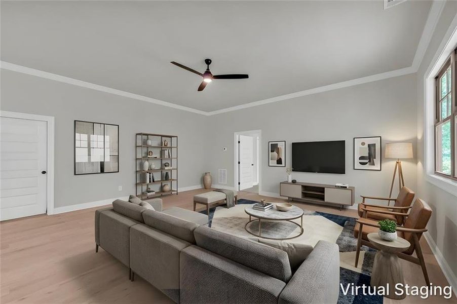 Furnished interior view inside a new home in , Gainesville (Image 14).