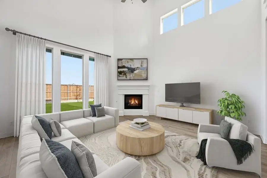 Representative furnished interior of a home built from the Sonoma by Taylor Morrison in The Ranch at Uptown Celina 55s, Celina (Image 6).