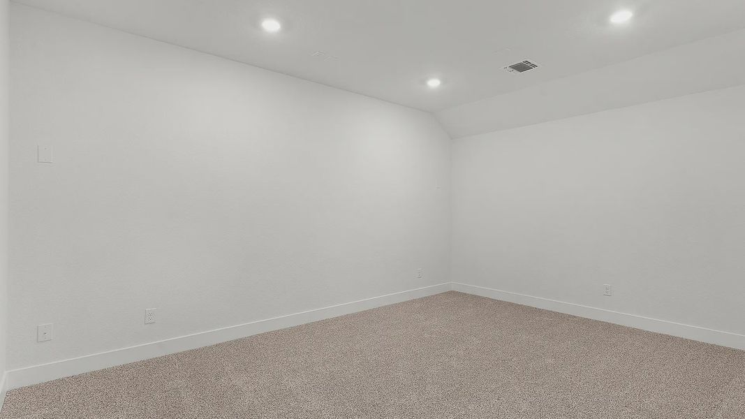 Representative unfurnished interior of a home built from the Maddy by Chesmar Homes in The Grove at Blackhawk, Pflugerville (Image 22). Representative unfurnished interior of a home built from the Maddy by Chesmar Homes in The Grove at Blackhawk, Pflugerville (Image 22).