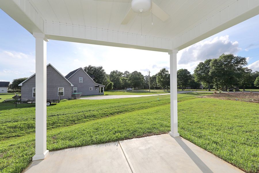 Exterior details and patio area of a home in Garden Grove, Conway (Image 28).