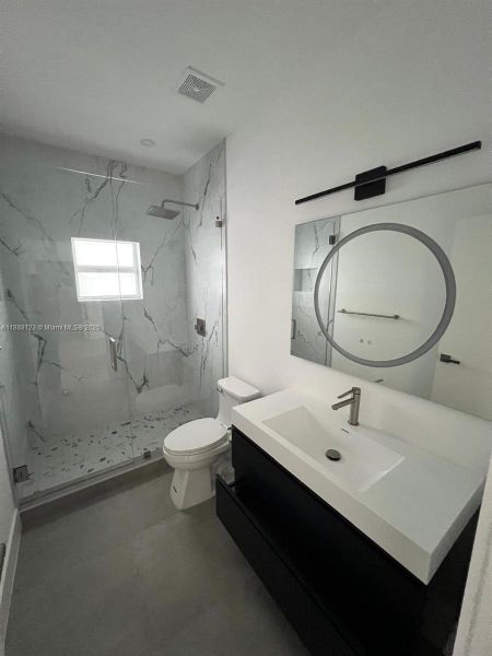 Furnished interior view inside a new home in , Miami (Image 4).