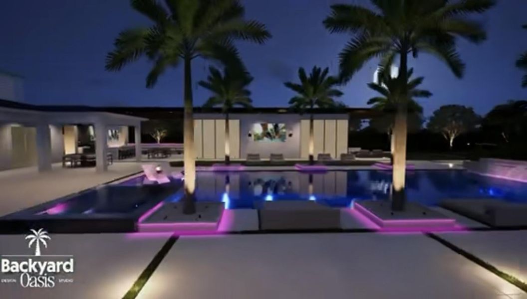 At $6,850,000 This is the backyard build out