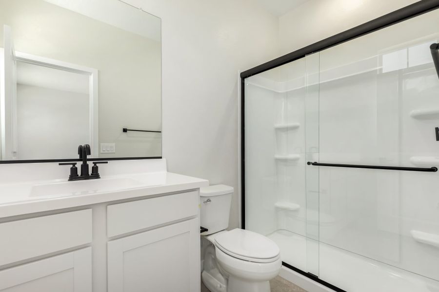 Furnished interior view inside a new home in Solvida at Estrella, Goodyear (Image 13).