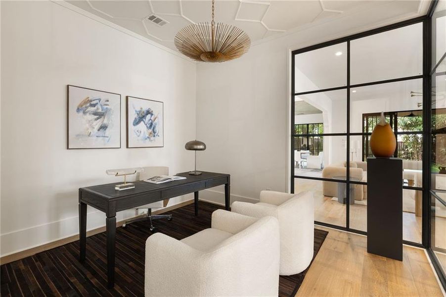 Furnished interior view inside a new home in , Atlanta (Image 32).