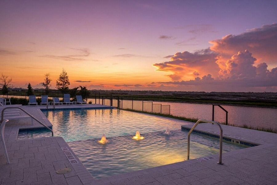 pool twilight