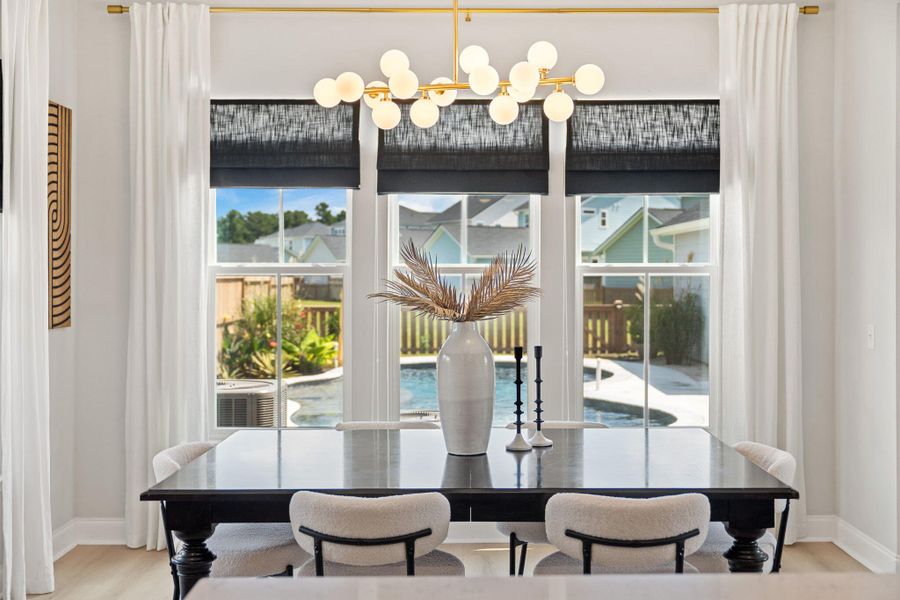 Furnished interior view inside a new home in , Summerville (Image 4).