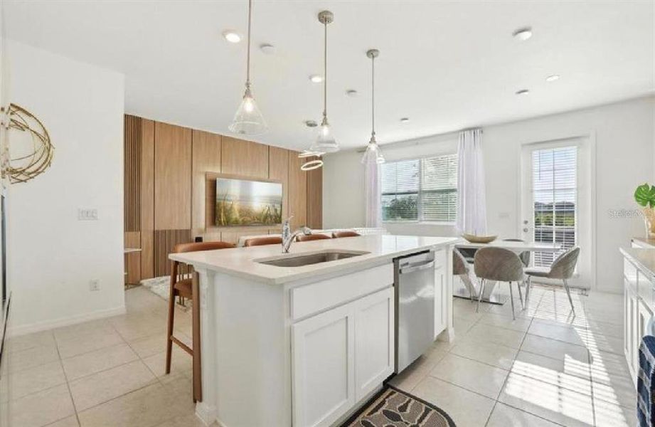 Furnished interior view inside a new home in , Davenport (Image 12).